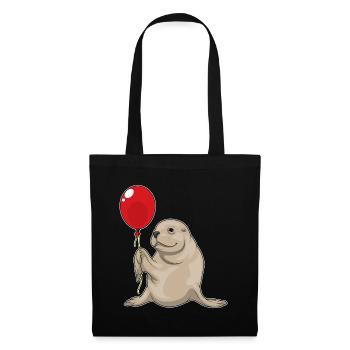 Seal Balloon - Tote Bag - black - Front