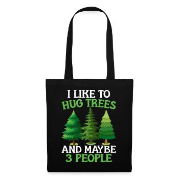 Tree conservationists and environmentalists - Tote Bag - black - Front