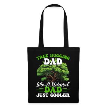 Tree Hugger Dad - Stoffbeutel - Schwarz - Vorne