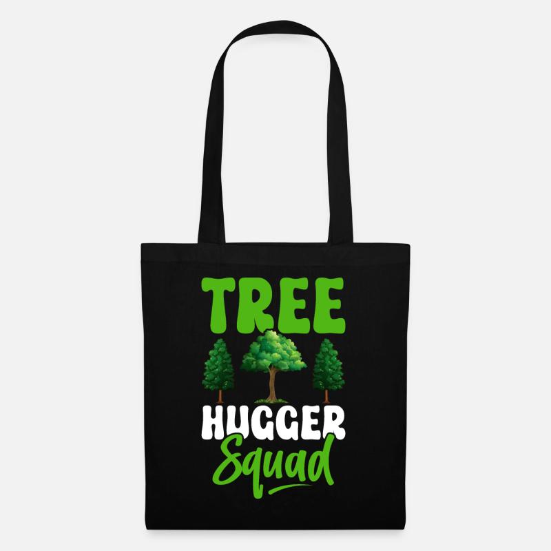 Environmentalists hugging trees - Tote Bag - black