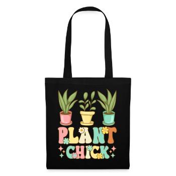 Plant-Based Diet Female Vegetarian Ve - Tote Bag - black - Front