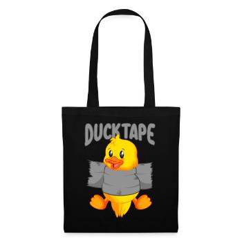 Duck Tape | Ducklings with Duct Tape - Tote Bag - black - Front