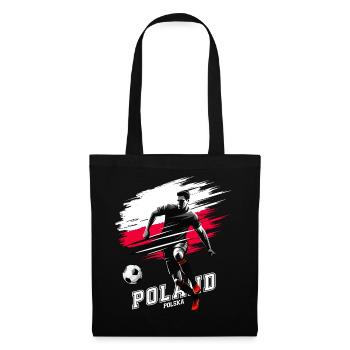 Football Poland Poland Flag Flag Player Grunge - Tote Bag - black - Front