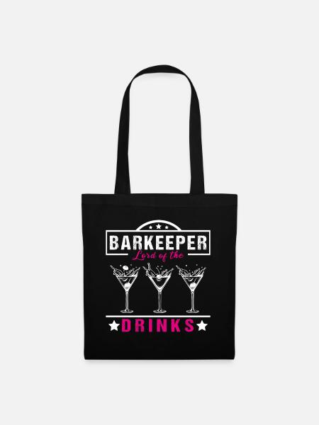 Barkeeper Lord - Stoffbeutel - Schwarz