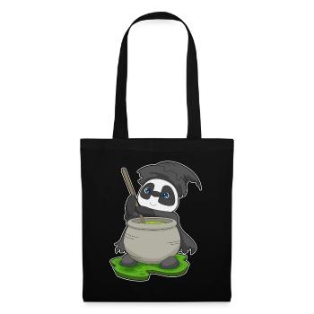 Panda Hexe Zaubertrank - Stoffbeutel - Schwarz - Vorne