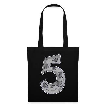 Number 5 Space - Tote Bag - black - Front