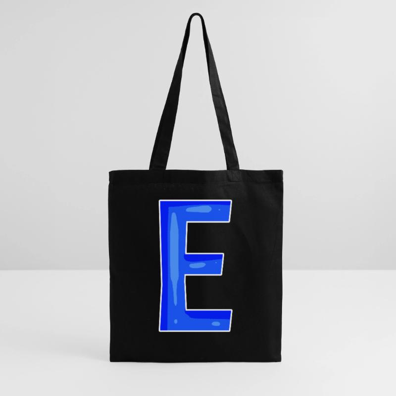 Buchstabe E - Anfangsbuchstabe E Stoffbeutel