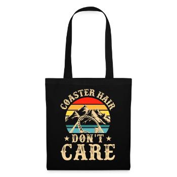 Montagnes russes - Sac en tissu - noir - Devant