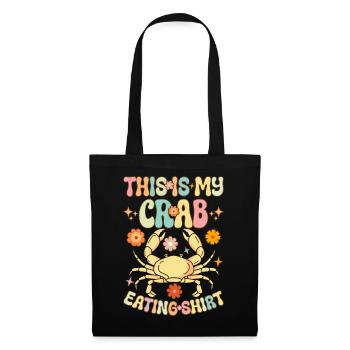 Groovy Crab Lovers Seafood Lovers - Tote Bag - black - Front