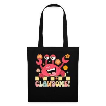Groovy Crab Lovers Seafood Lovers - Tote Bag - black - Front