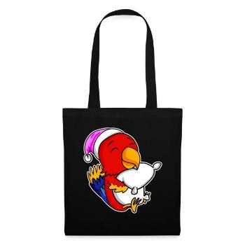 Parrot Tired Sleeping Sleeping Girl - Tote Bag - black - Front
