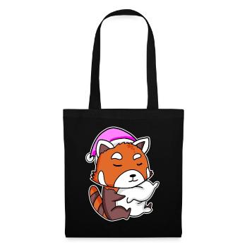 Western Little Panda - Tote Bag - black - Front