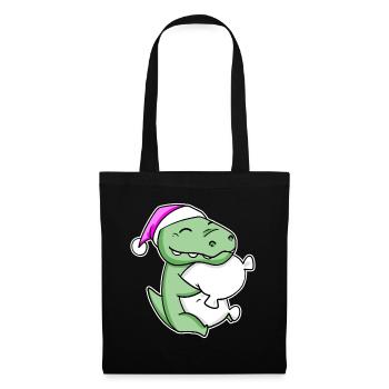 Crocodile Tired Sleeping Sleeping Girl - Tote Bag - black - Front