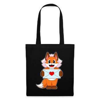 Fox Bride Letter Wedding - Tote Bag - black - Front