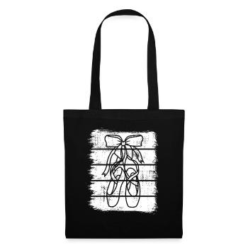 Ballet Shoes Sketch - Tote Bag - black - Front