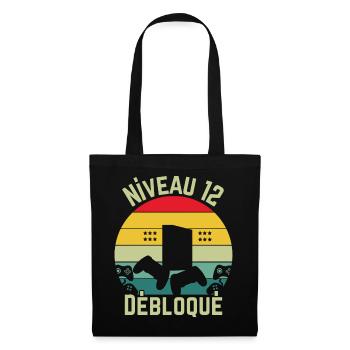 Level 12 Unlocked - Tote Bag - black - Front