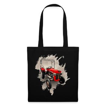 Tracteur M F 30 Bulldog - Sac en tissu - noir - Devant