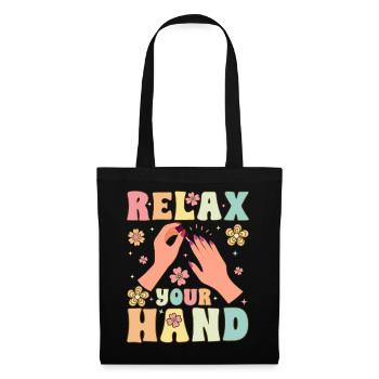 Groovy Nail Tech Nail Artist - Stoffbeutel - Schwarz - Vorne