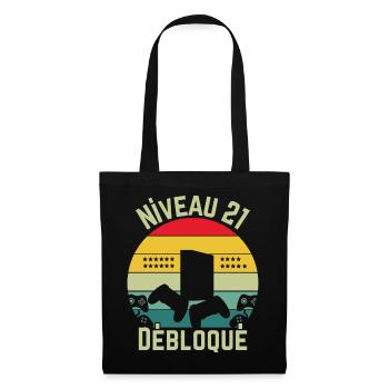 Level 21 Unlocked - Tote Bag - black - Front