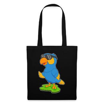 Lunettes de soleil Perroquet - Sac en tissu - noir - Devant