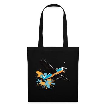 Model Airplane Pilot Airplane Hobby Design - Tote Bag - black - Front
