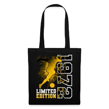1972 Année de naissance Anniversaire Football - Sac en tissu - noir - Devant