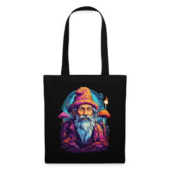 Vivid Colors Music Festival Forest Mushrooms - Tote Bag - black - Front