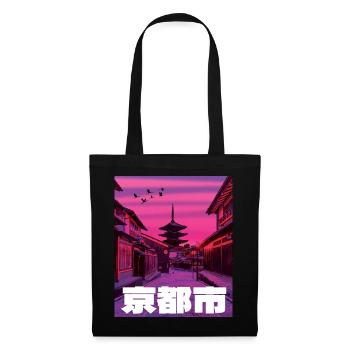 Japan Japanese Art Vintage Kyoto - Tote Bag - black - Front
