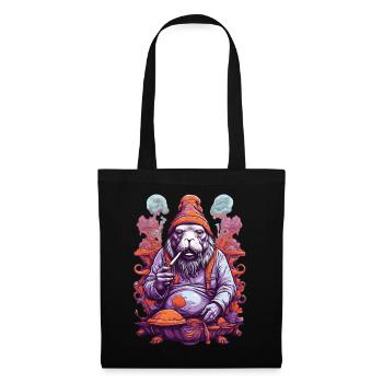 Vivid Colors Music Festival Forest Mushrooms - Tote Bag - black - Front