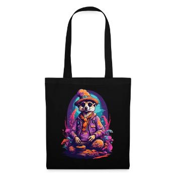 Vivid Colors Music Festival Forest Mushrooms - Tote Bag - black - Front