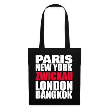 Zwickau City - Tote Bag - black - Front