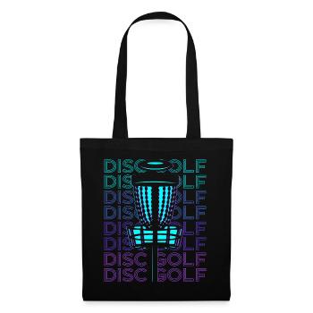 Disc Golf Disc Golfing Disc Golfer Retro - Tote Bag - black - Front