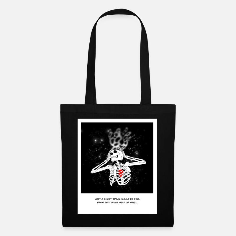Juste une pause - Sac en tissu - noir