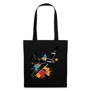 Model Airplane Pilot Airplane Hobby Design - Tote Bag - black - Front