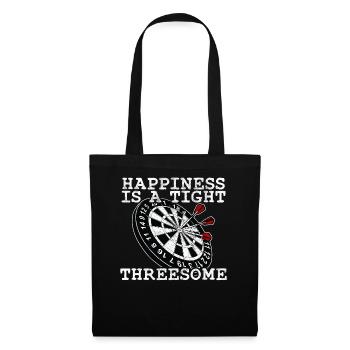 Happiness is a Tight Threesome Spirity Darts - Tote Bag - black - Front