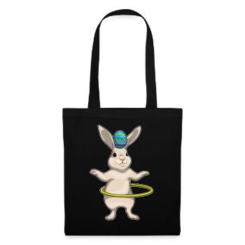 Bunny Easter Fitness - Sac en tissu - noir - Devant