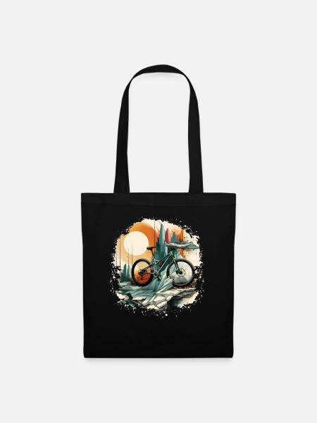 Mountain Bike Lovers - Tote Bag - black