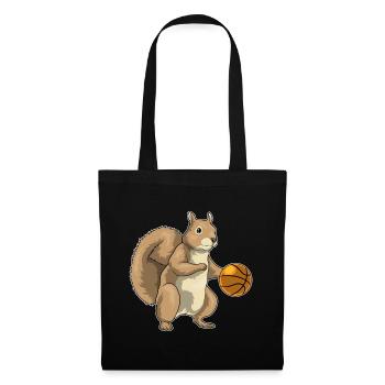 Squirrel Basketball Player Basketball - Tote Bag - black - Front