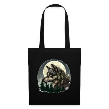 Sang de loup - Sac en tissu - noir - Devant