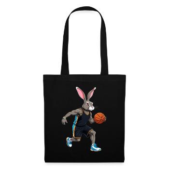 Basketball Player Easter Bunny Funny Easter - Tote Bag - black - Front