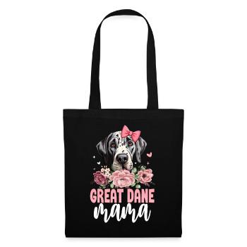 Great Dane Mama - Tote Bag - black - Front