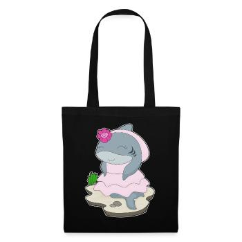 Shark Bridal Veil Wedding - Tote Bag - black - Front