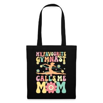 My favorite gymnast calls me Mama Groovy Gymnas - Tote Bag - black - Front