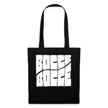 Bocce Spruch Bocce Ball mit Jack Bocci Game Bocce - Stoffbeutel - Schwarz - Vorne