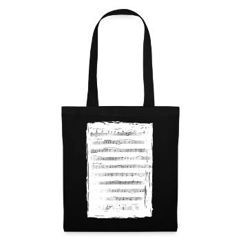 Sheet of music - Tote Bag - black - Front