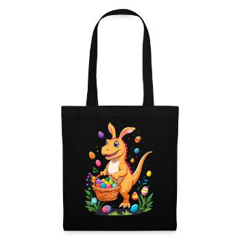 Iconic Easter Dinosaur Dinosaur Easter Bunny - Tote Bag - black - Front