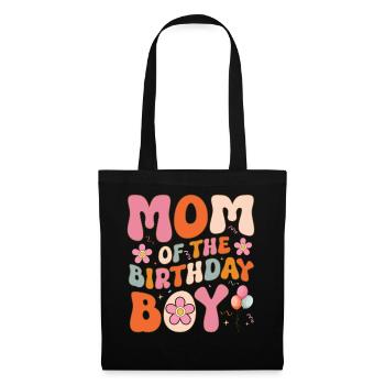 Mother Of Birthday Girl Groovy Mother Family - Tote Bag - black - Front