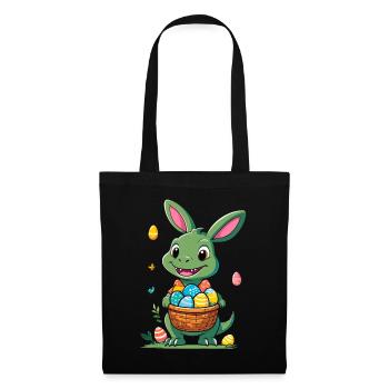 Iconic Easter Dinosaur Dinosaur Easter Bunny - Tote Bag - black - Front