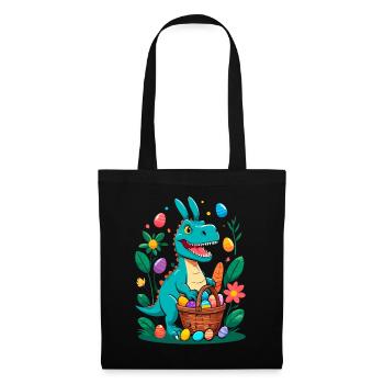 Iconic Easter Dinosaur Dinosaur Easter Bunny - Tote Bag - black - Front