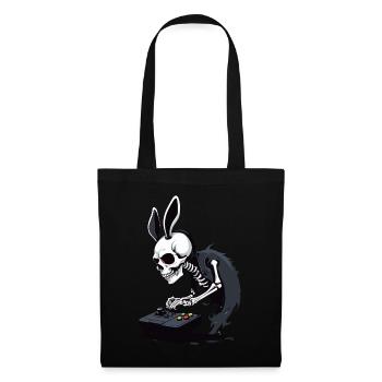 Osterhase Gamer Ikonisches Ostern Gaming - Stoffbeutel - Schwarz - Vorne